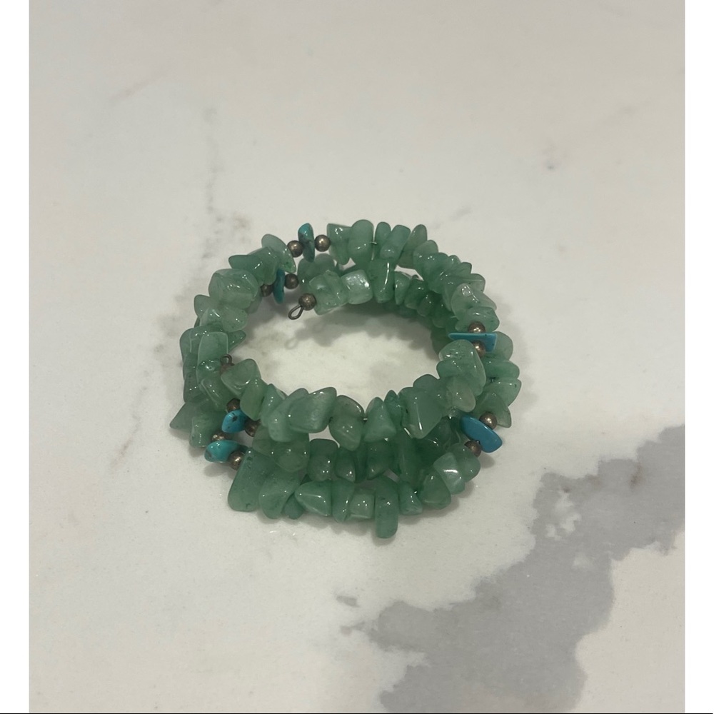 Turquoise/ Green stone bracelet
